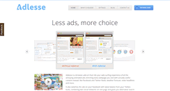 Desktop Screenshot of adlesse.com